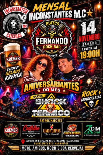 Flyer do evento